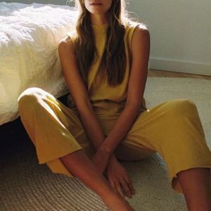 Urban Outfitters Jumpsuit one piece Mustard Marigold Yellow XS